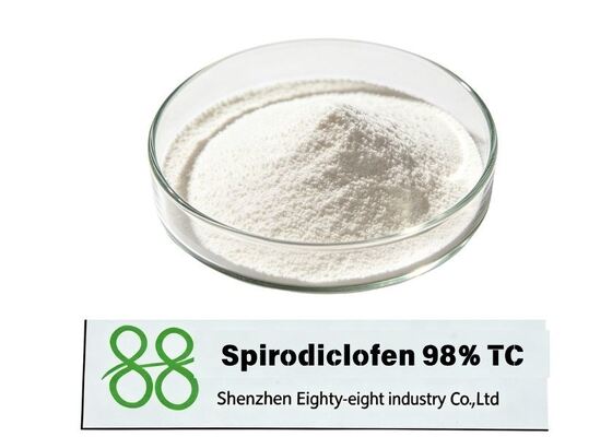 Factory Supply High Purity Spirodiclofen 98% TC Acaricide Raw Material CAS 148477-71-8 Molecular Formula C21H24Cl2O4 Chemical Agricultural Miticide Powder