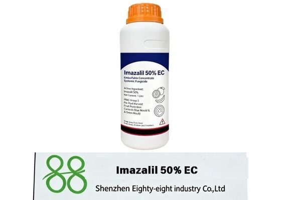 Imazalil 50% Emulsifiable Concentrate, broad spectrum fungicide, effective against fruit storage molds, good emulsion stability. Imazalil 50% EC Liquid Plant Fungicide CAS 35554-44-0