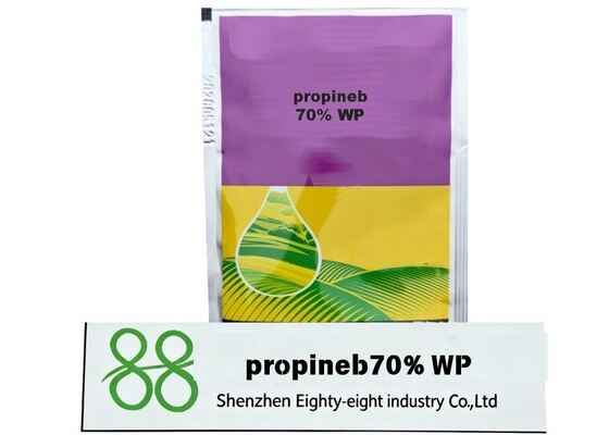 Propineb 70% WP contact protective fungicide, broad spectrum control of oomycete and fungal diseases, supplement zinc for crops, factory bulk supply.