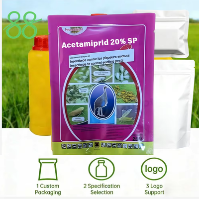 Acetamiprid 20% SP, widely used for aphids, whiteflies, thrips, jassids and plant hoppers control on cotton, rice, vegetables, fruits and tea crops. Neonicotinoid pesticide