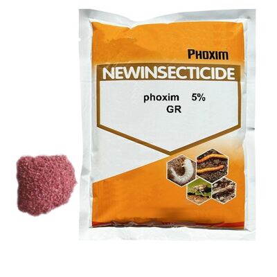 Professional Phoxim 5% GR with uniform granule size and stable efficacy. Perfect for basal fertilizer application and seedling root protection in farmland. Soil Treatment for Corn Wheat Peanut