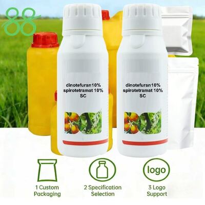 Dinotefuran 10%+Spirotetramat 10% SC Compound Suspension Concentrate, Dual-Action Insecticide for Resistant Aphid Whitefly Psyllid Control on Citrus Vegetables Cotton