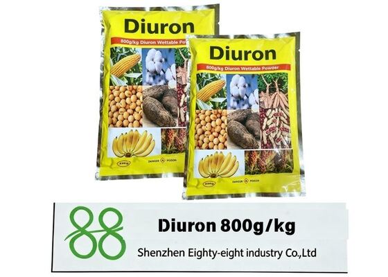 Diuron 800g/kg Urea Group Wettable Powder Systemic Herbicide, Long Residual Pre & Post-Emergence Weed Killer for Annual Broadleaf Weeds and Grasses, CAS 330 54 1 80%WDG Diuron Herbicide