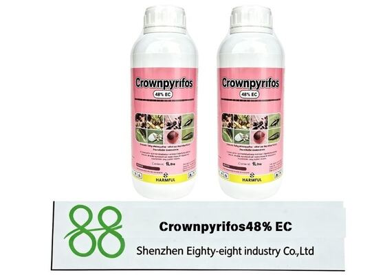 Chlorpyrifos 48% EC Emulsifiable Concentrate Insecticide, Cost‑Effective Contact‑Action Farm Pest Killer, Factory Bulk Wholesale & OEM Custom‑Packaging Service Available