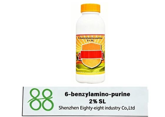 1. 6-Benzylamino-Purine 2% SL Plant Growth Regulator Promote Cell Division Increase Fruit Setting Rate 2. High Activity 6-Benzylamino-Purine 2% SL PGR