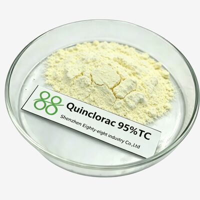 Quinclorac 95% TC (CAS:84087-01-4) Herbicide Technical Powder, Chinese Factory Supply, OEM ODM Custom Labeling, High Purity Raw Material for Rice Field Weed Control