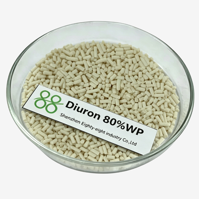 Diuron 80% WP is a broad-spectrum systemic herbicide with long residual control. It inhibits photosynthesis, controlling annual and perennial grasses & broadleaf weeds in sugarcane, cotton, citrus,