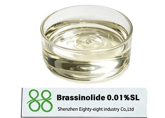 Brassinolide 0.01% SL Plant Growth Regulator Soluble Liquid, Boost Flowering Fruit Setting & Stress Resistance for Rice Vegetables Fruits, Factory OEM Custom Packaging