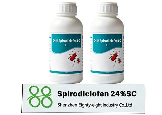 High-quality Spirodiclofen 24% SC selective miticide suspension, inhibits mite lipid biosynthesis, excellent ovicidal, larvicidal and nymphicidal activity, suppresses adult mite egg-laying