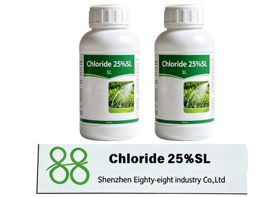 High-quality Mepiquat Chloride 25% SL growth retardant, inhibits gibberellin biosynthesis, shortens internodes, compact plant shape, enhances chlorophyll content, reduces flower & fruit drop