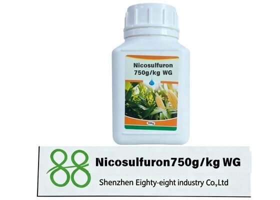 Nicosulfuron 750g/kg WDG high-efficiency post-emergence corn herbicide WDG for grass weed control, factory competitive price, bulk order and customized packaging welcomed.