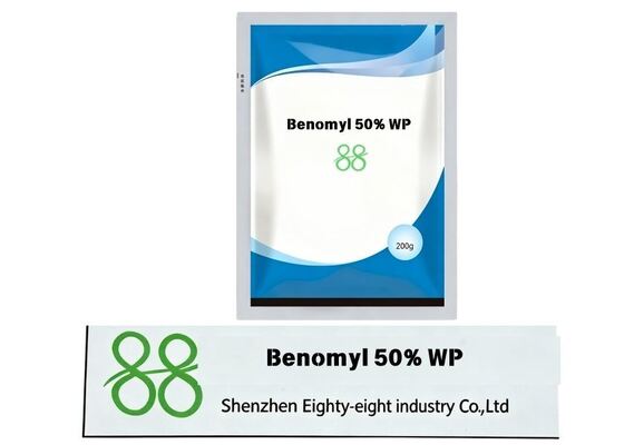 Benomyl 50% WP Benzimidazole Wettable Powder Systemic Fungicide, Protective & Curative Broad Spectrum Disease Control Pesticide for Powdery Mildew Anthracnose Scab Fusarium Rot on Fruit Trees