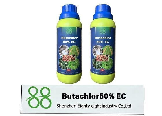 Butachlor 50% EC Selective Pre-emergence Emulsifiable Concentrate Herbicide for Paddy Rice Annual Weeds Management CAS 23184 66 9 60% EC Butachlor Herbicide