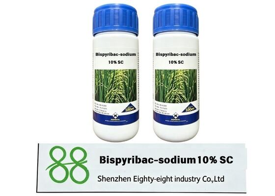 Bispyribac-sodium 10% SC Pyrimidinylcarboxylate Selective Systemic Suspension Concentrate Herbicide, Post Emergence Weed Killer for Barnyardgrass,CAS 125401 92 5 98%TC Bispyribac Sodium Herbicide
