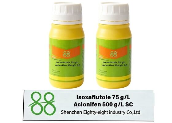 Isoxaflutole 75g/L+Aclonifen 500g/L SC agricultural weedicide for pre‑emergent annual grass and broadleaf weeds management on corn fields. C15H12F3NO4S Isoxaflutole 97% TC Weed Control Herbicides