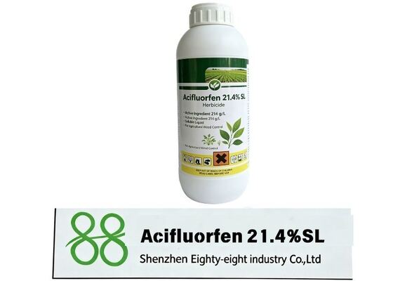 Acifluorfen 21.4% SL contact post‑emergence herbicide, effective control of annual broadleaf weeds for soybean and peanut farmland CAS 50594 66 6 Acifluorfen 21.4%SL Weed Control Herbicides